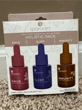 New Sparoom Essential Oil Blend Set-Sinus, Sleep and Immunity